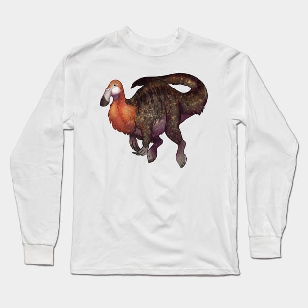 Cozy Deinocheirus Long Sleeve T-Shirt by Phoenix Baldwin